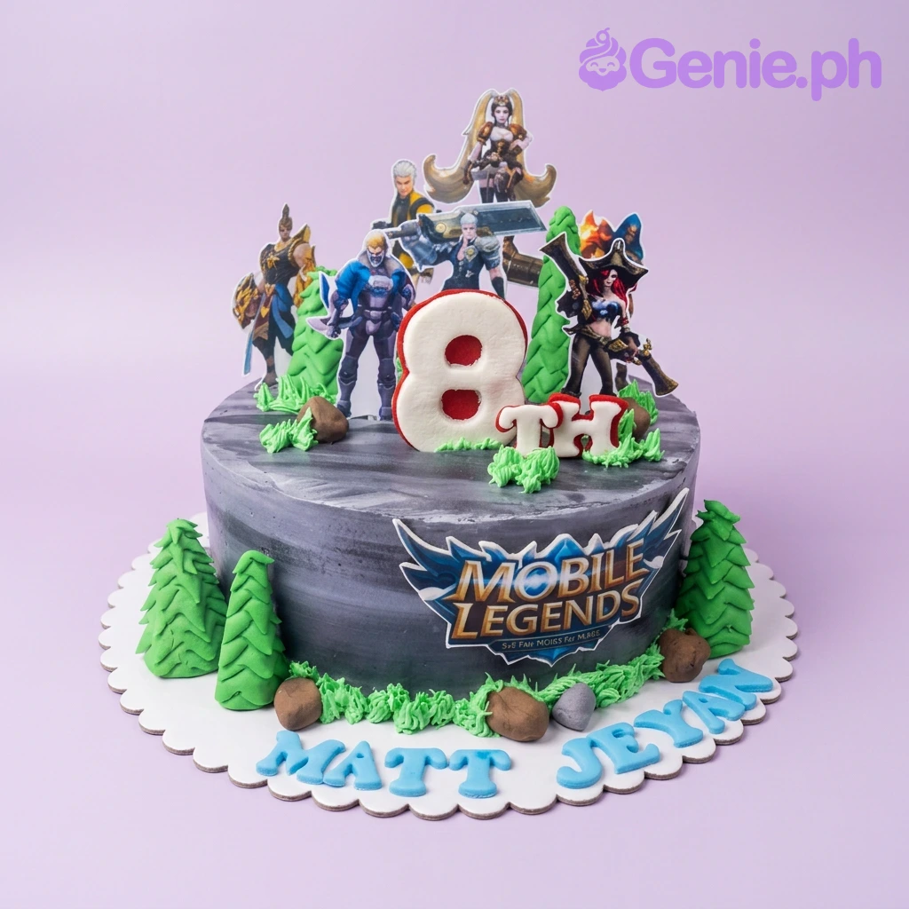 Mobile Legends Cards Cake Design
