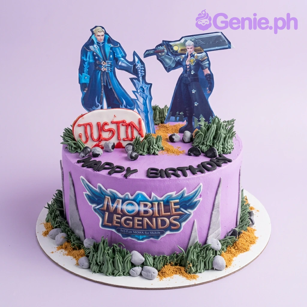 Mobile Legends Cards Cake Design