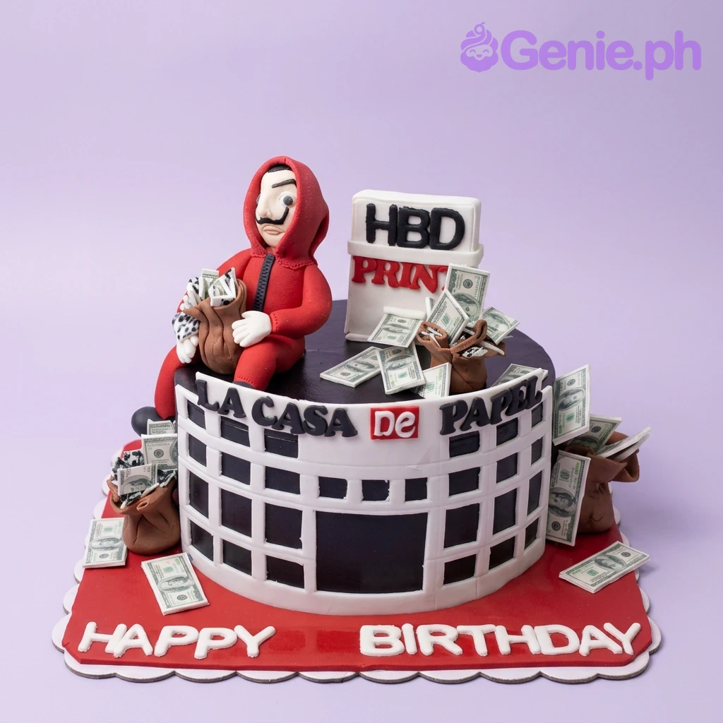 Money Heist Cake