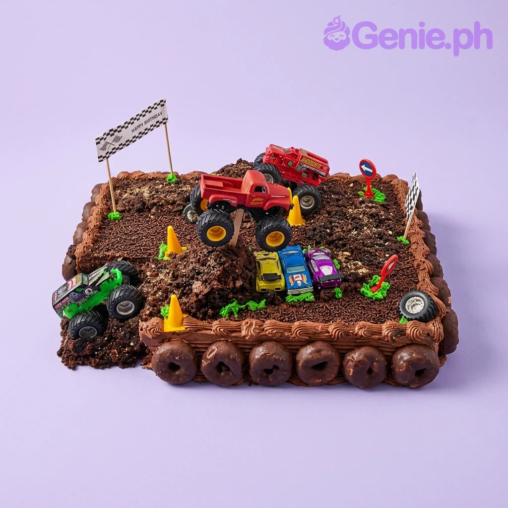 Monster Truck Monsters Cake Design