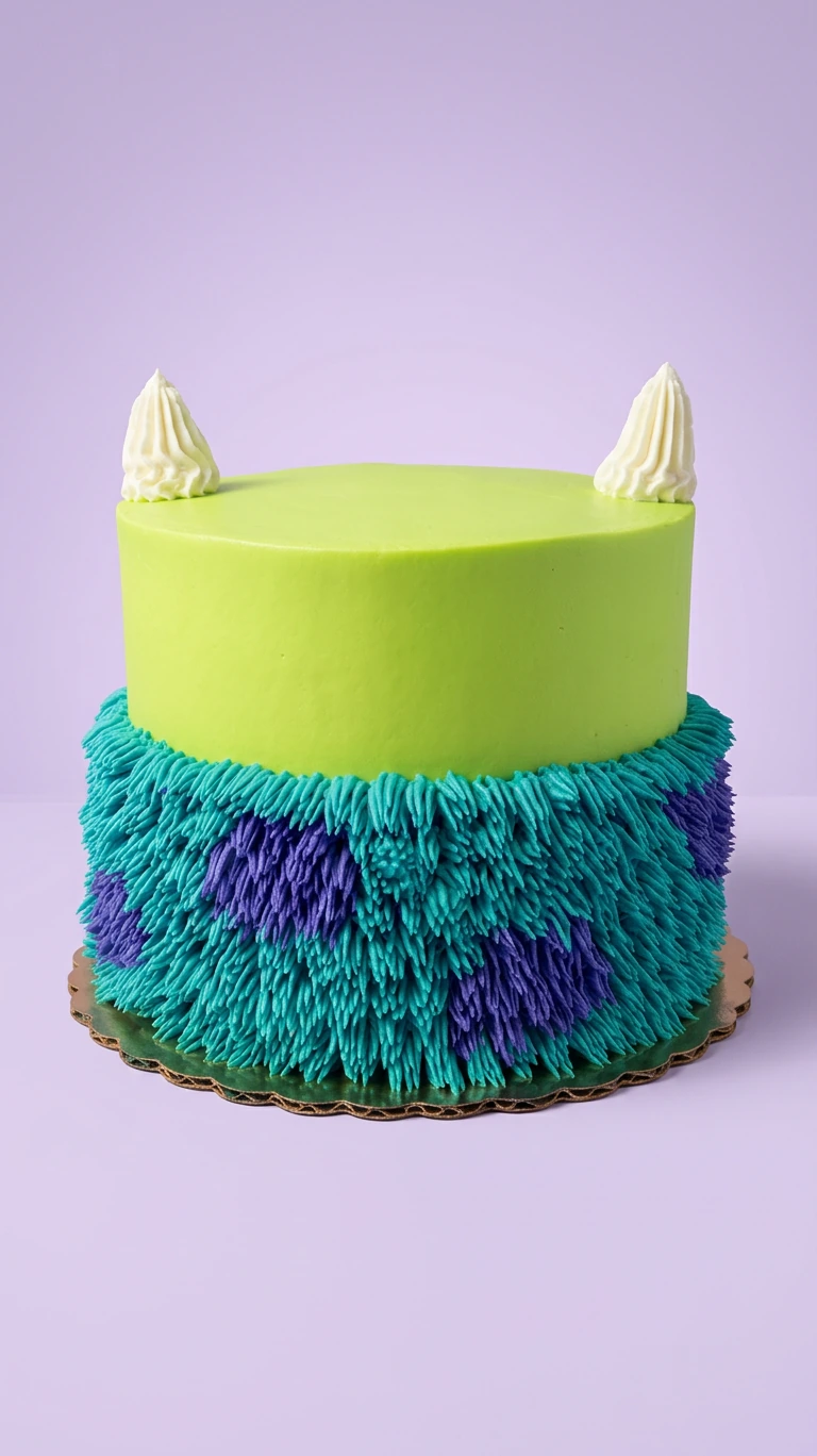 Monsters Inc Sulley Cake