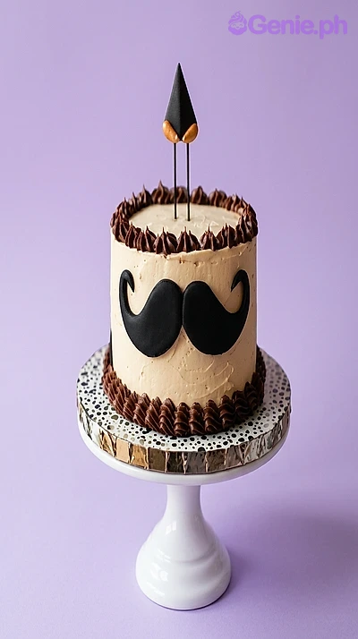 Mustache Gentleman Starwars Cake Design Mustache Gentleman Starwars Cake Design