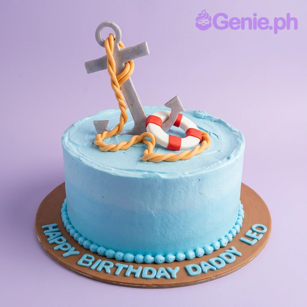 Nautical Anchor Cake