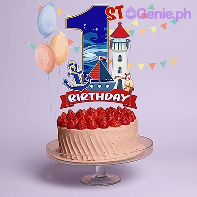 Nautical Birthday Cake