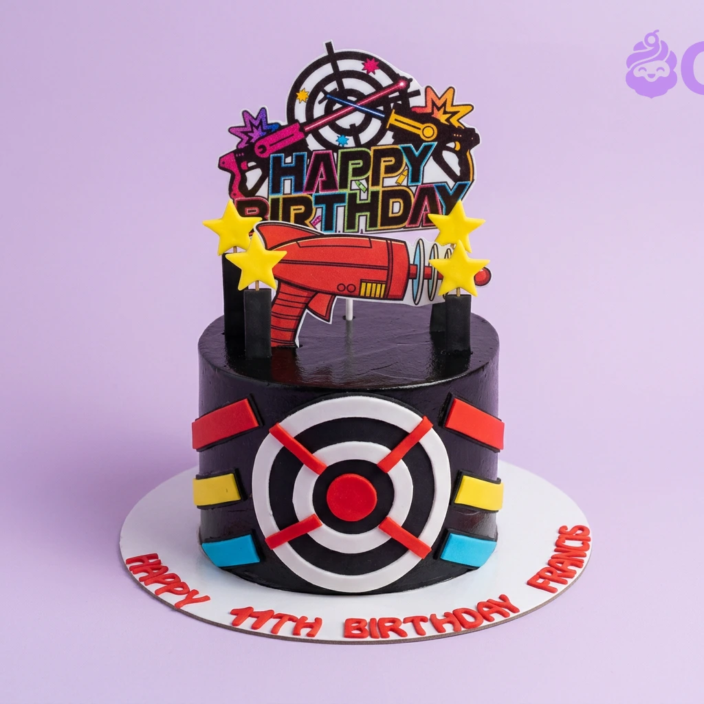 Nerf Netflix Cake Design