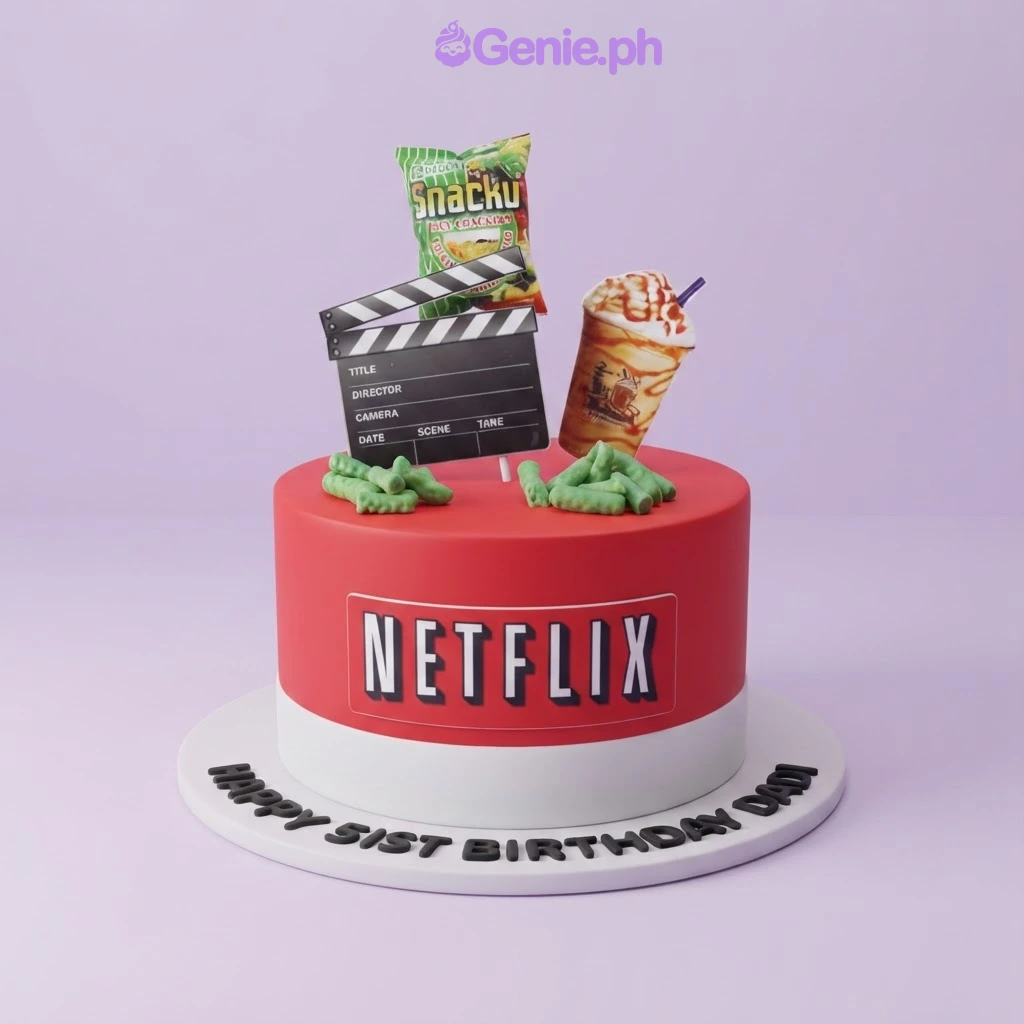 Netflix Birthday Cake