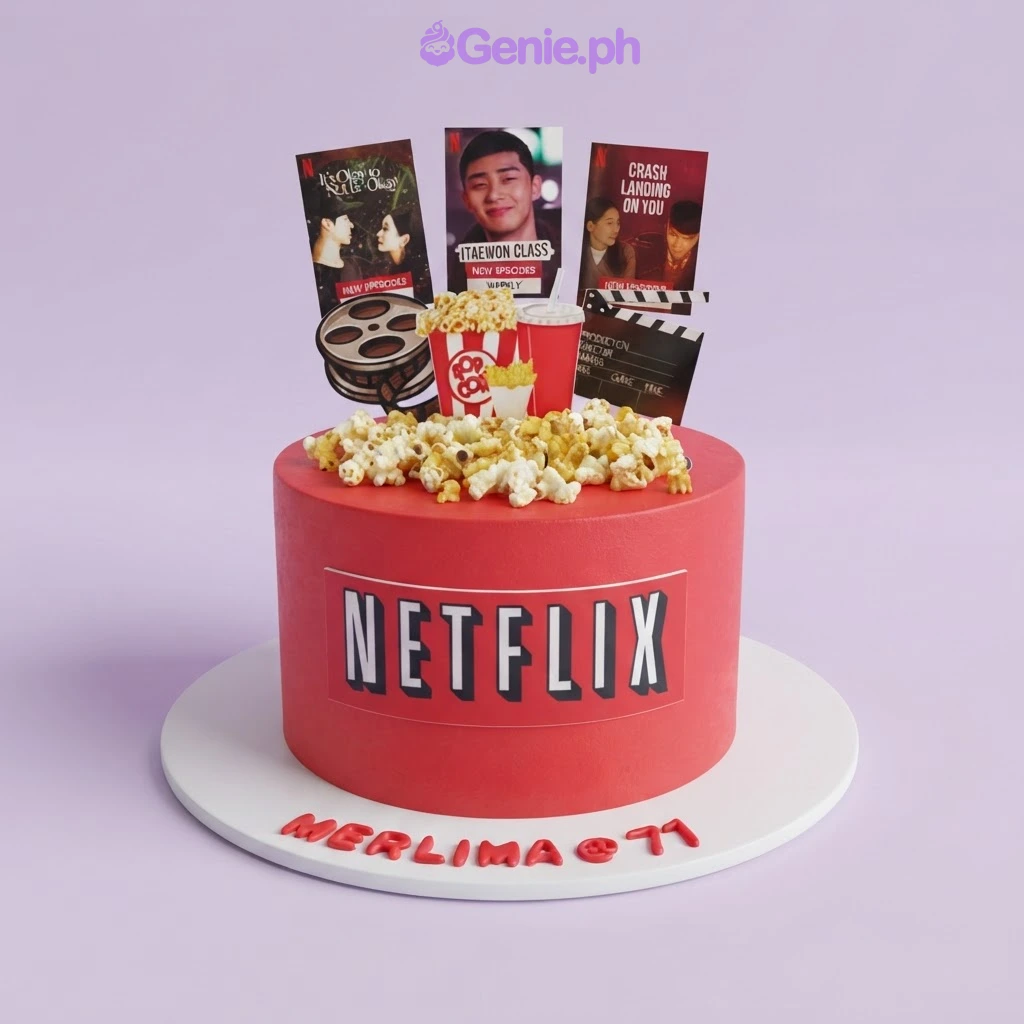 Netflix K-drama Movie Cake Design