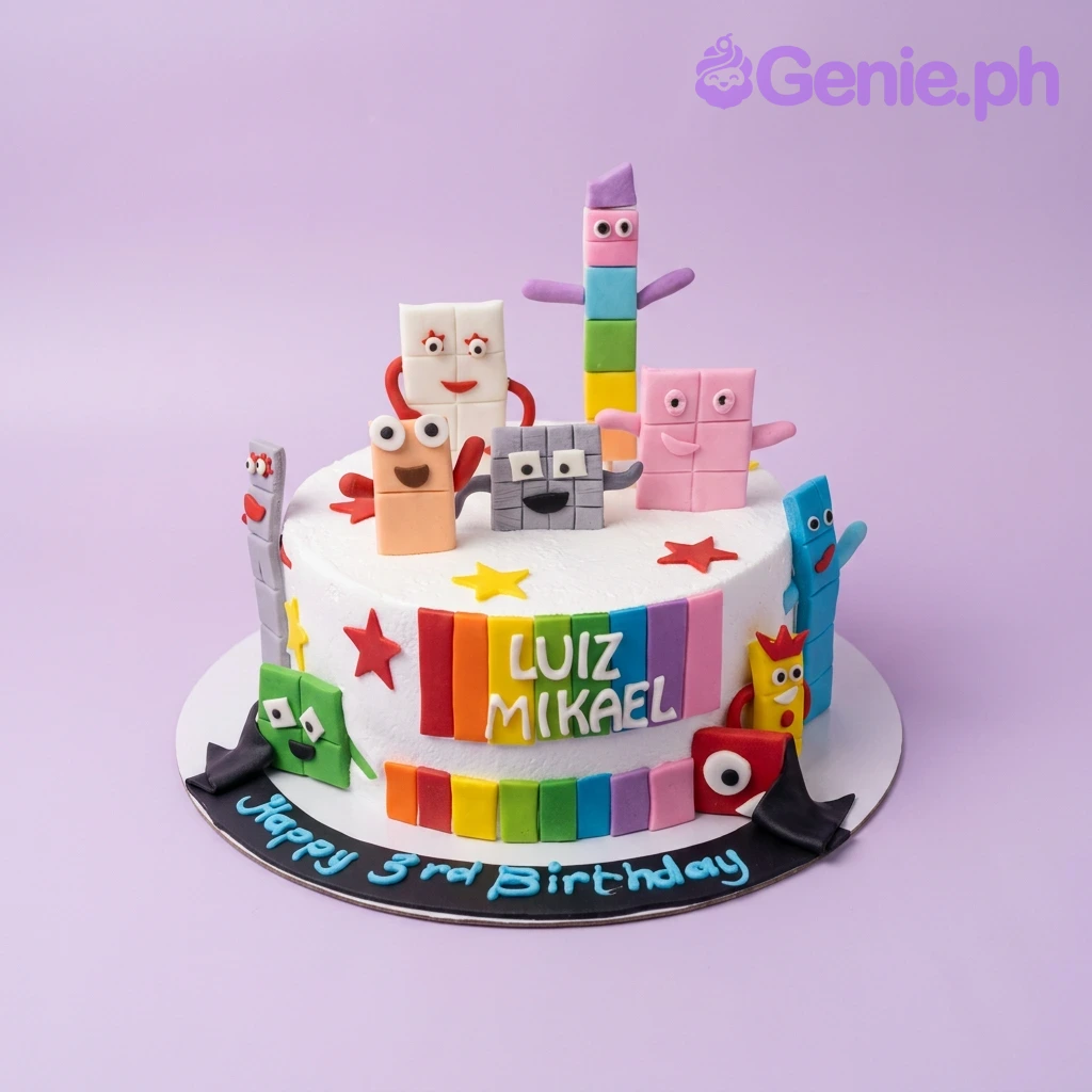 Numberblocks Ninja Cake Design Numberblocks Ninja Cake Design