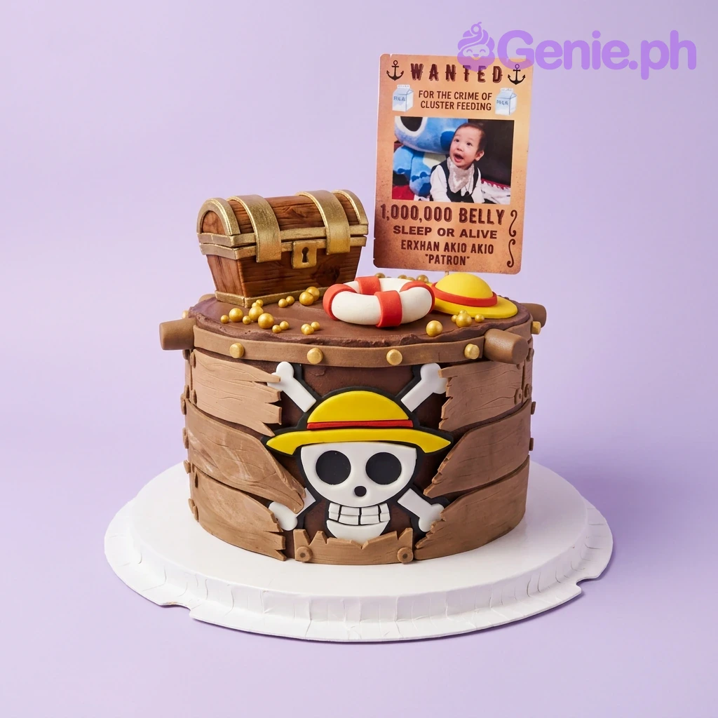 One Piece Pirate Cake Design