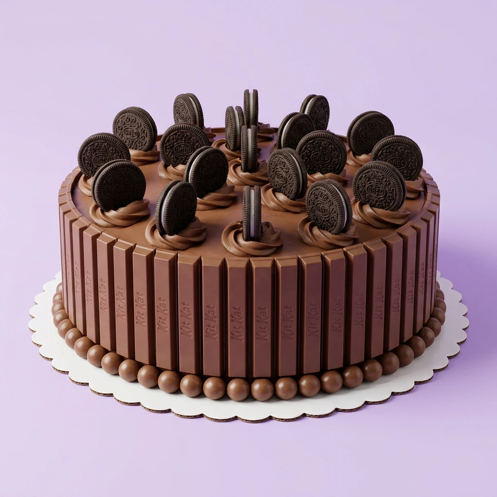 Oreo Kit Kat Cake