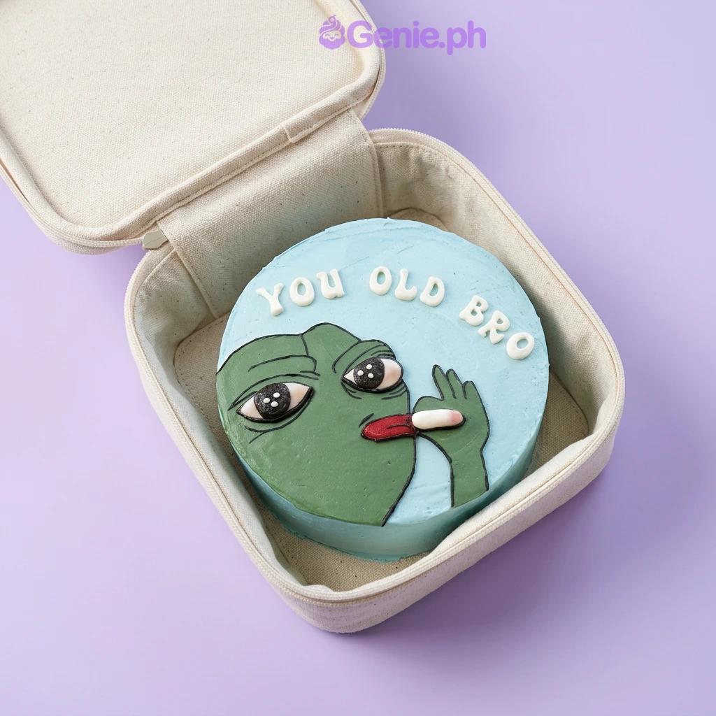 Pepe Meme Cake
