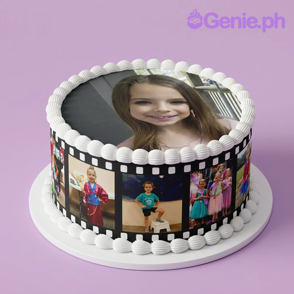 Photo Film Strip Twenty Cake Design Photo Film Strip Twenty Cake Design