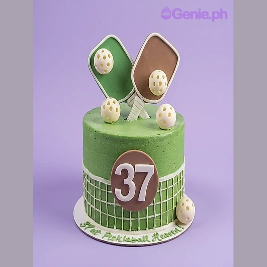 Pickleball Birthday Cake