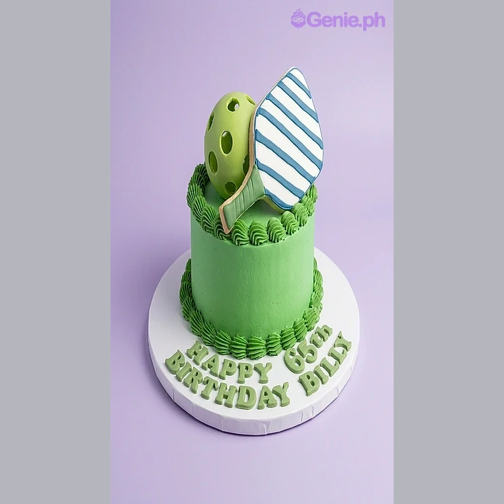 Pickleball Birthday Cake