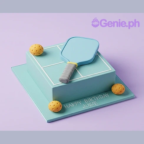 Pickleball Birthday Cake