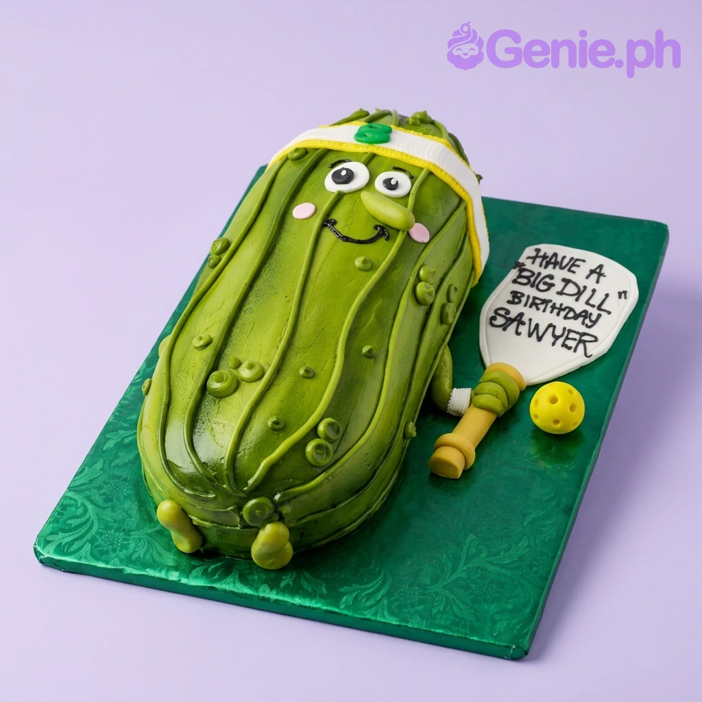 Pickleball Pickle Sports Cake Design Pickleball Pickle Sports Cake Design