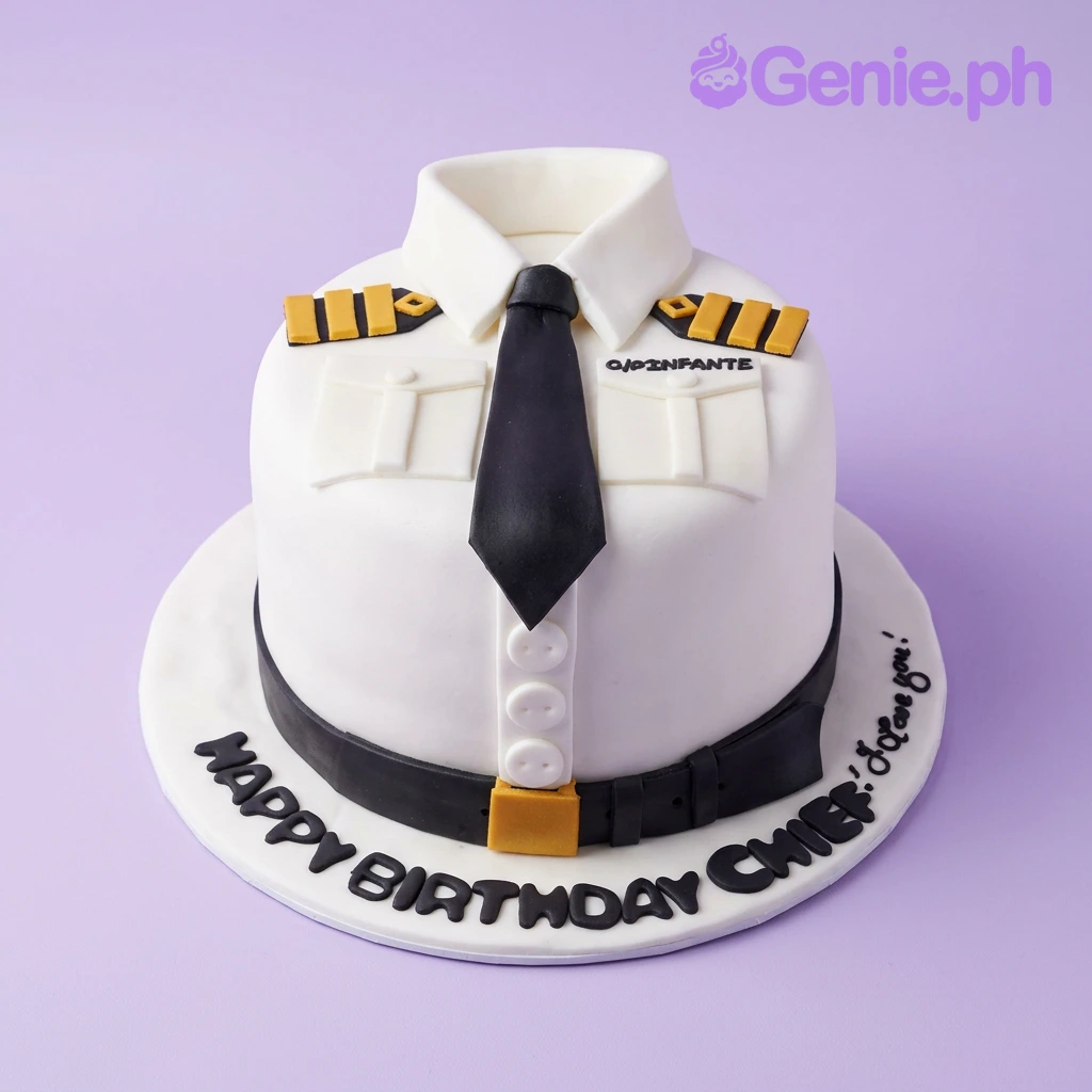 Pilot Uniform Cake Pilot Uniform Cake