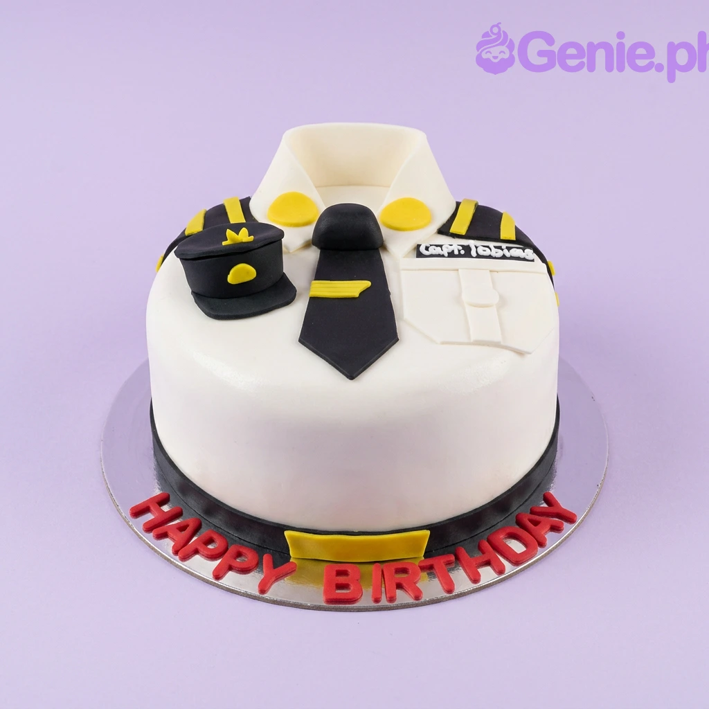 Pilot Uniform Cake Pilot Uniform Cake