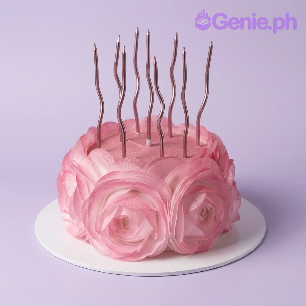 Pink Floral Cake