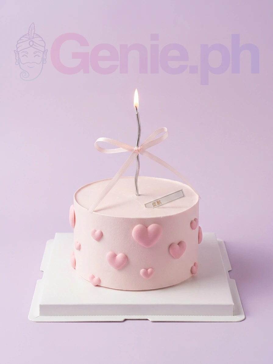Pink Minimalist Cake