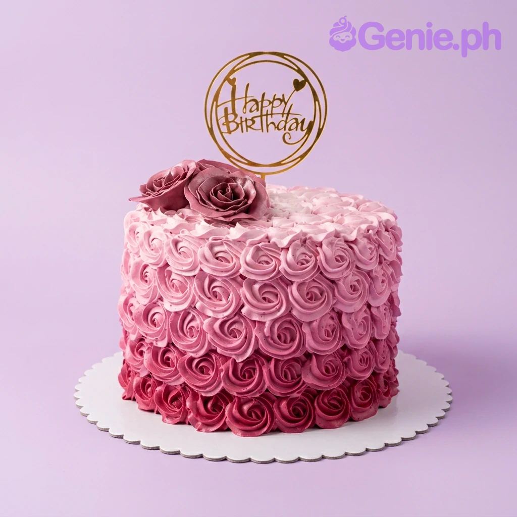 Pink Rosette Rosettes Cake Design Pink Rosette Rosettes Cake Design