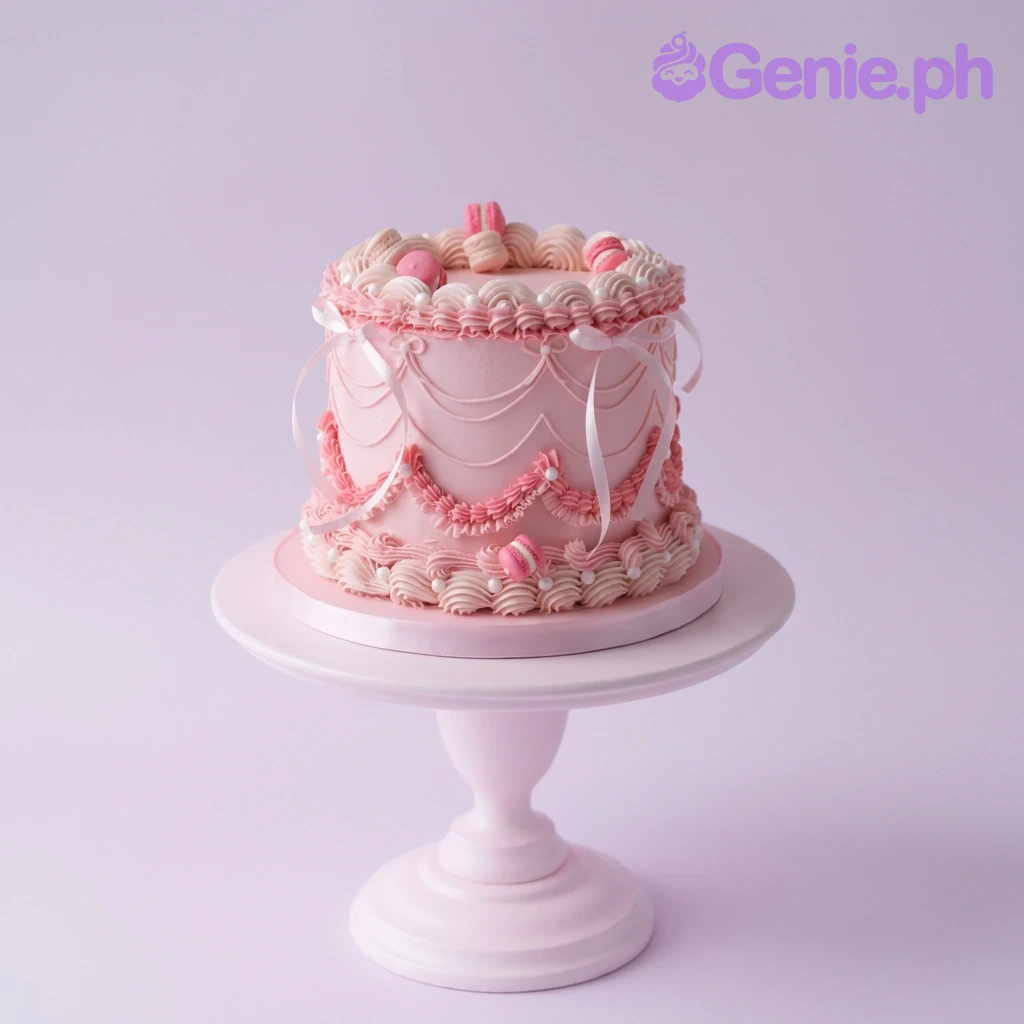 Pink Vintage Cake Pink Vintage Cake