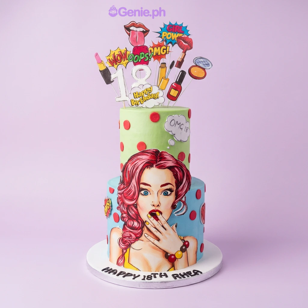 Pop Art Comic Noahs Ark Cake Design
