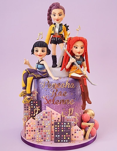 Pop Star Stars Cake Design