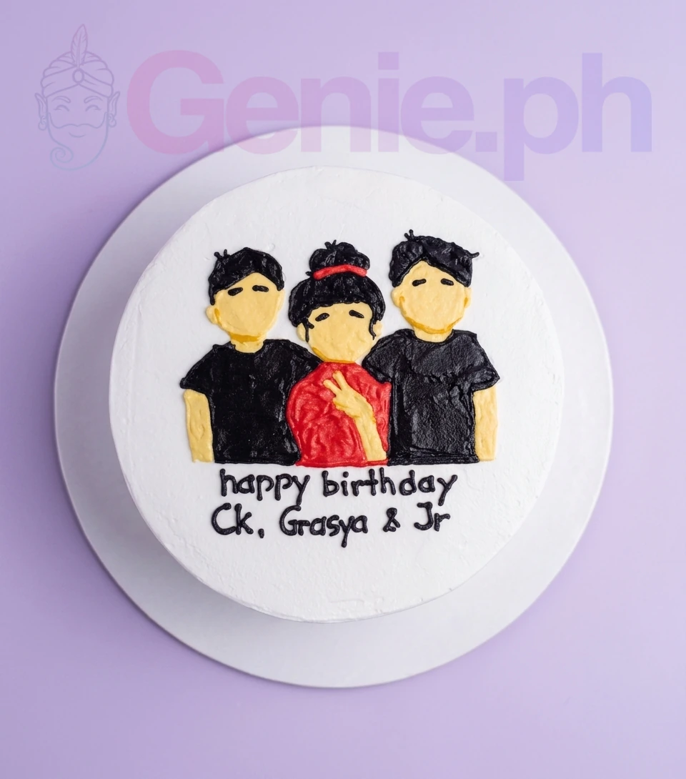 Portrait Bento Pororo Cake Design