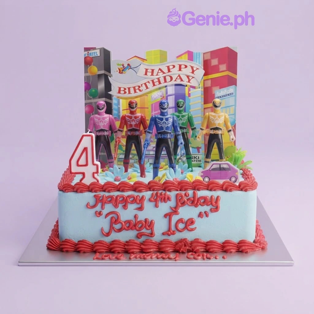Power Rangers Cake Power Rangers Cake