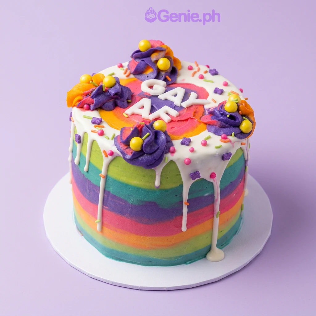 Pride Bride Cake Design