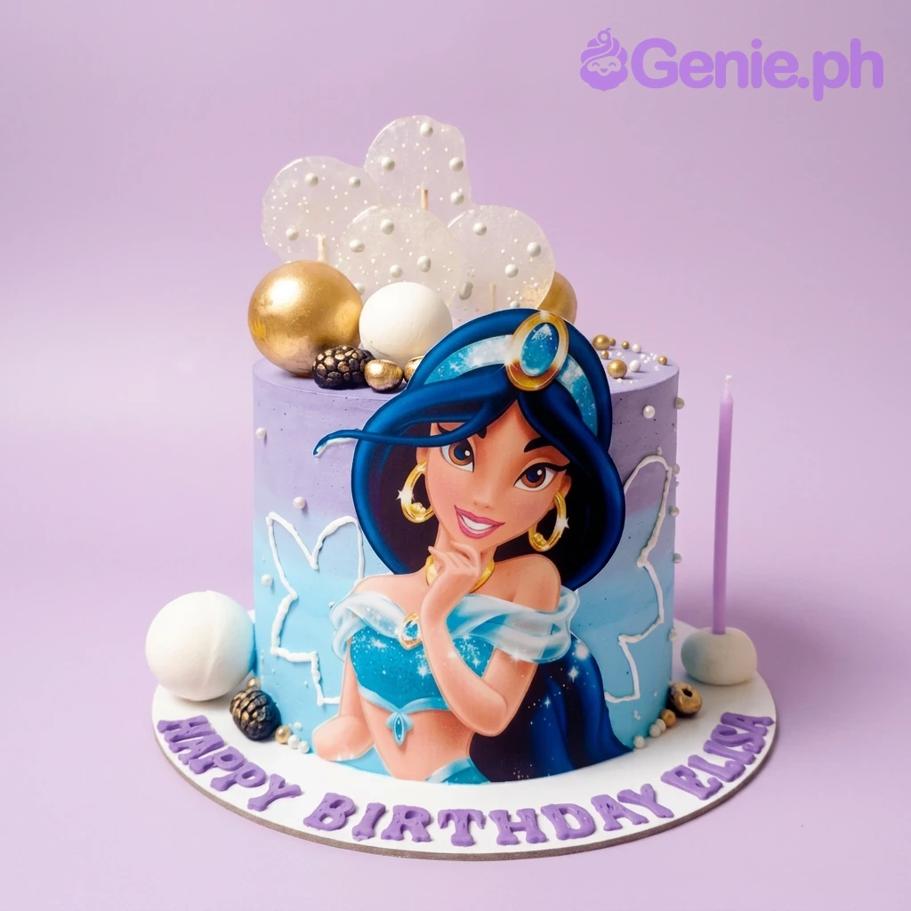 Princess Jasmine Quarantine Cake Design