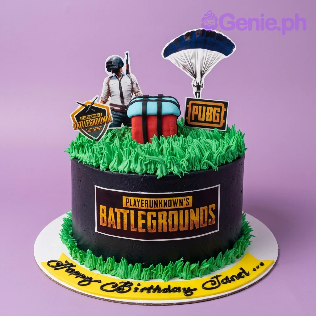 Pubg Video Game Cake Design