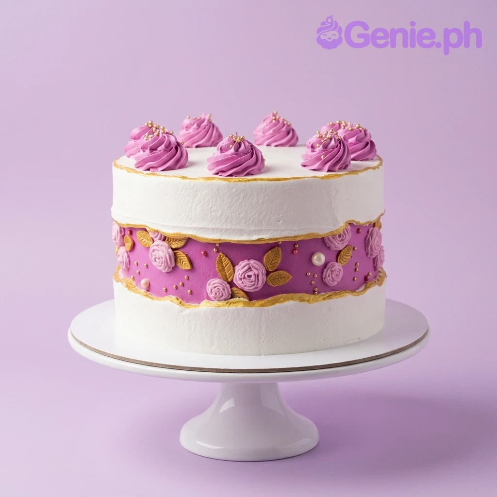 Purple Fault Line Purple Cakes Cake Design