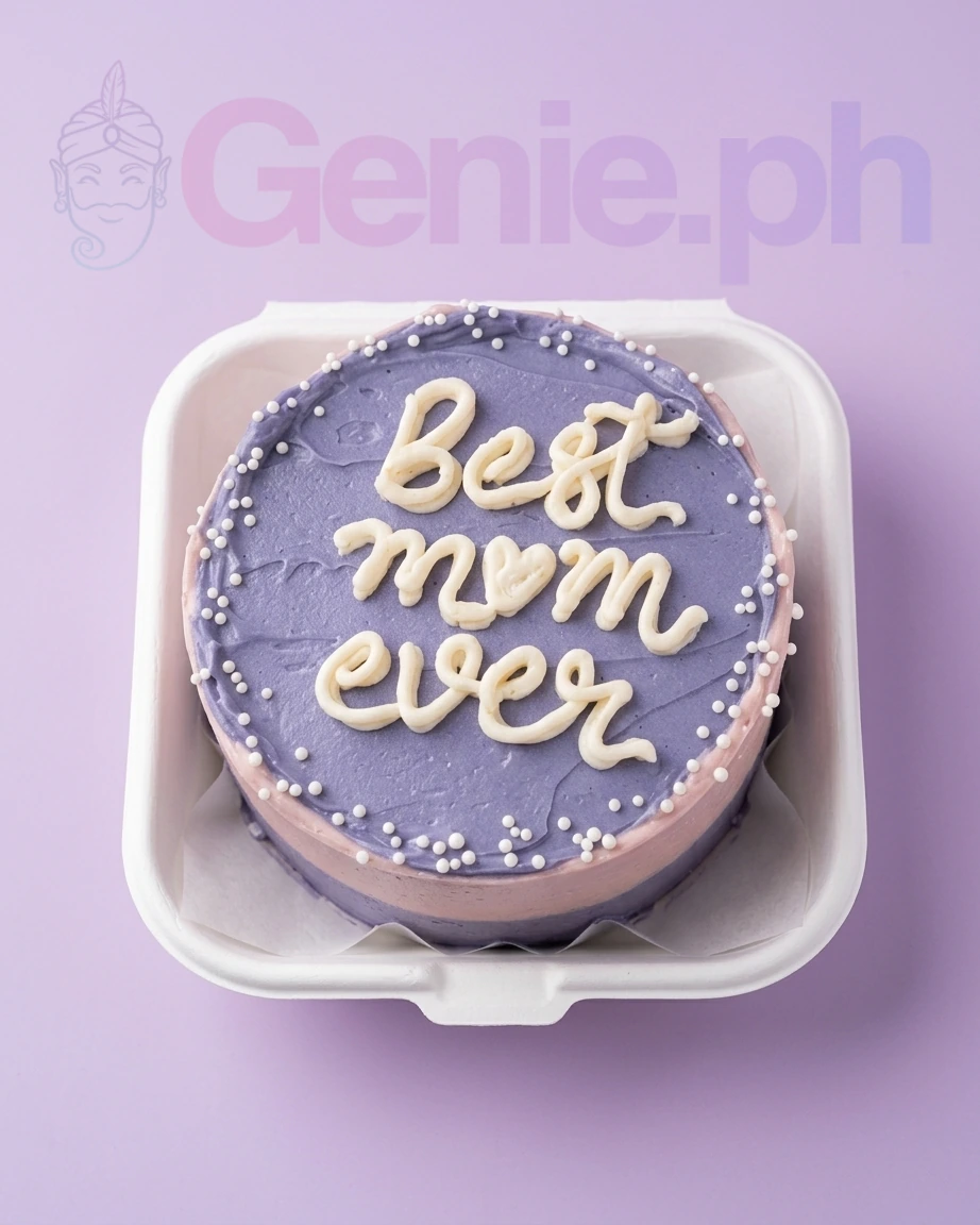 Purple Minimalist Beshy Cake Design