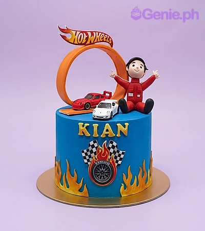 Race Car Hotwheels Cake Design