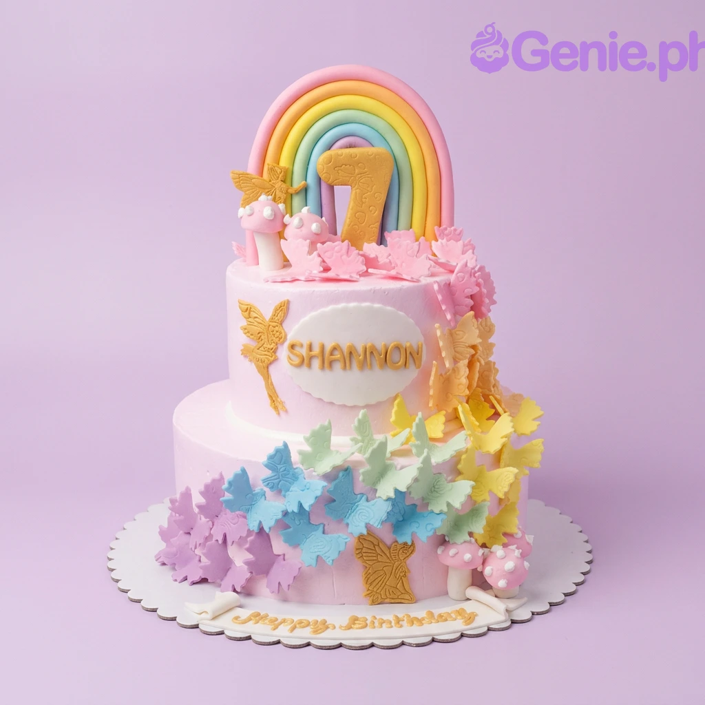 Rainbow Fairy Cake Rainbow Fairy Cake