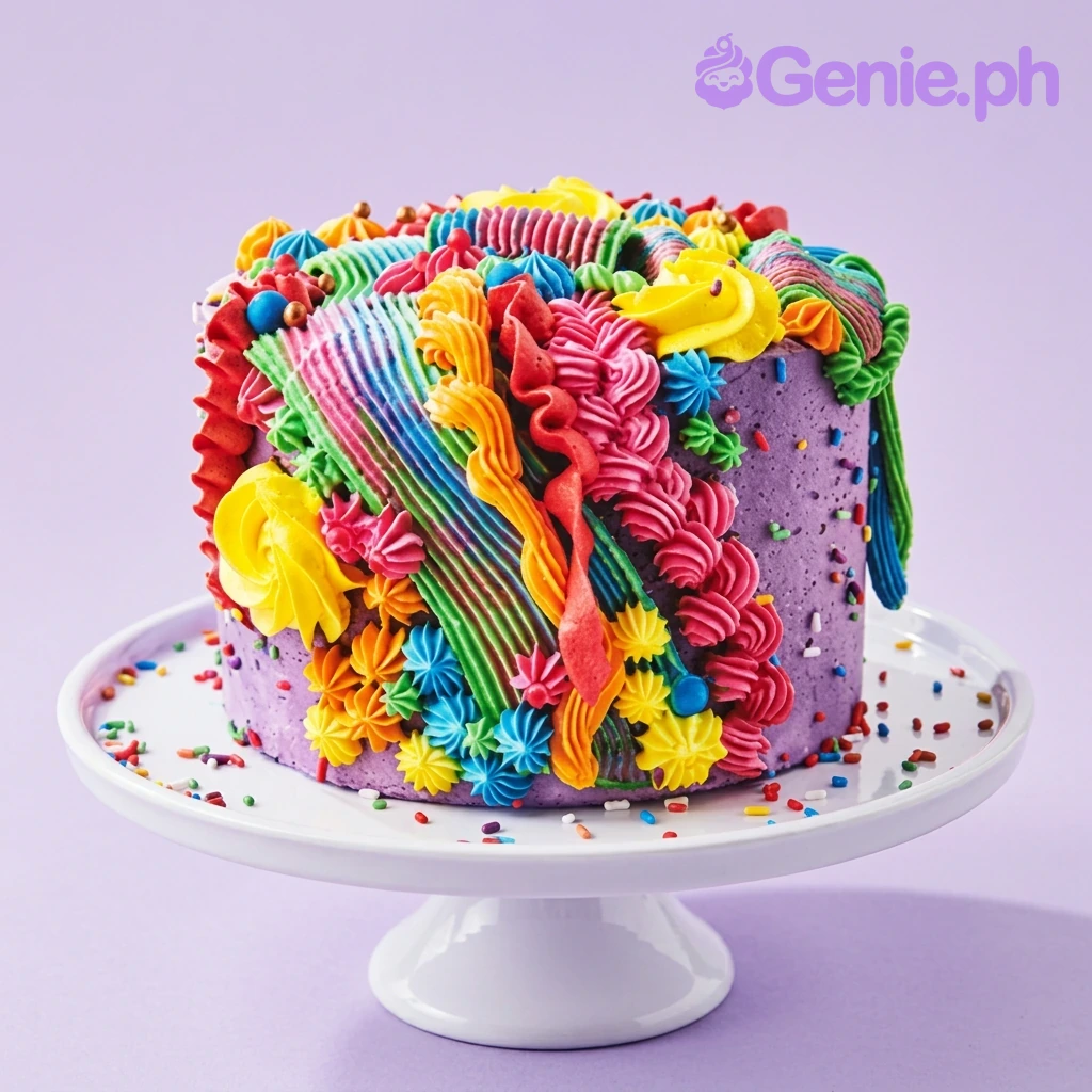 Rainbow Ruffle Ms Rachel Cake Design Rainbow Ruffle Ms Rachel Cake Design