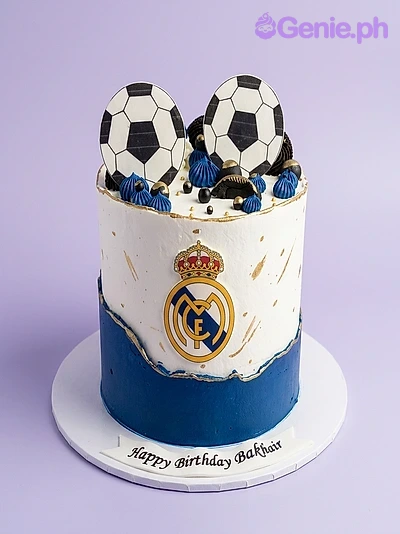 Real Madrid Football Soccer Cake Design Real Madrid Football Soccer Cake Design