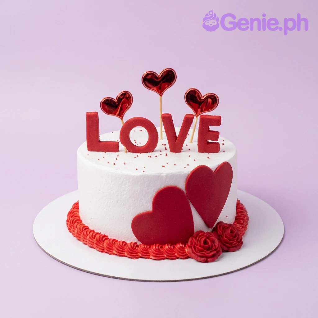 Red Love Cake