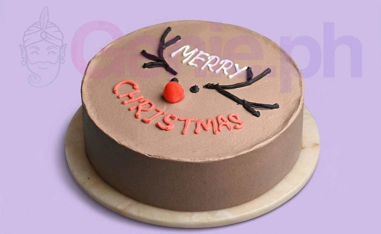 Reindeer Christmas Raindeer Cake Design