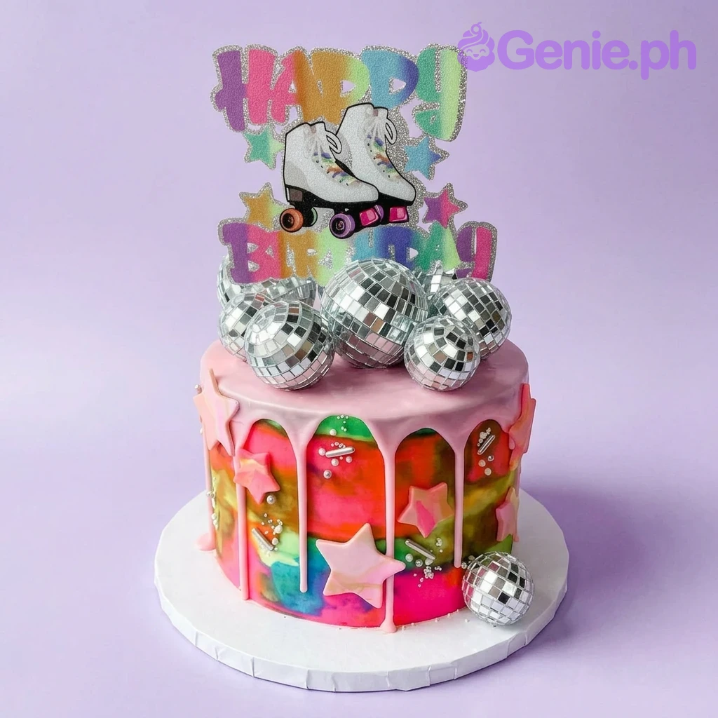 Roller Disco Cake Roller Disco Cake