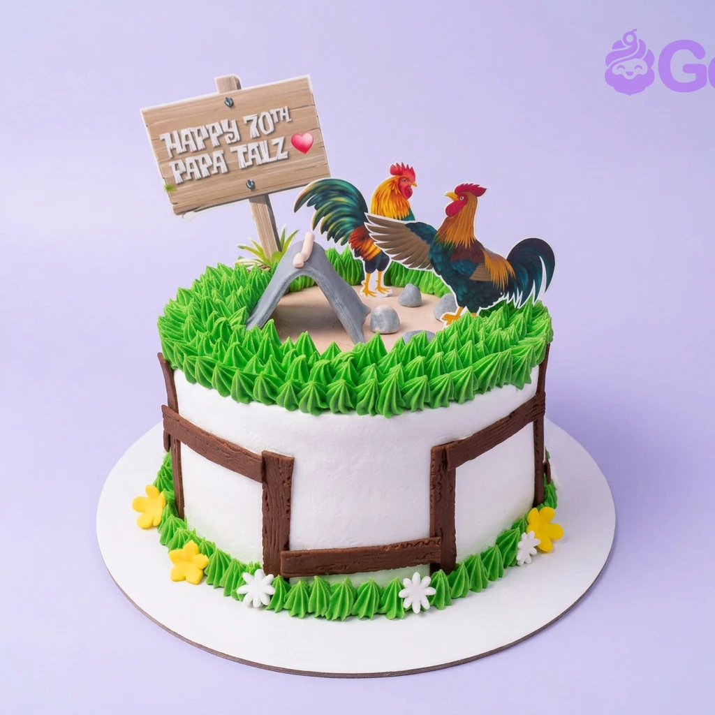 Rooster Cake