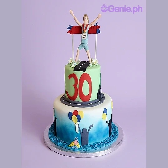 Runner Birthday Cake