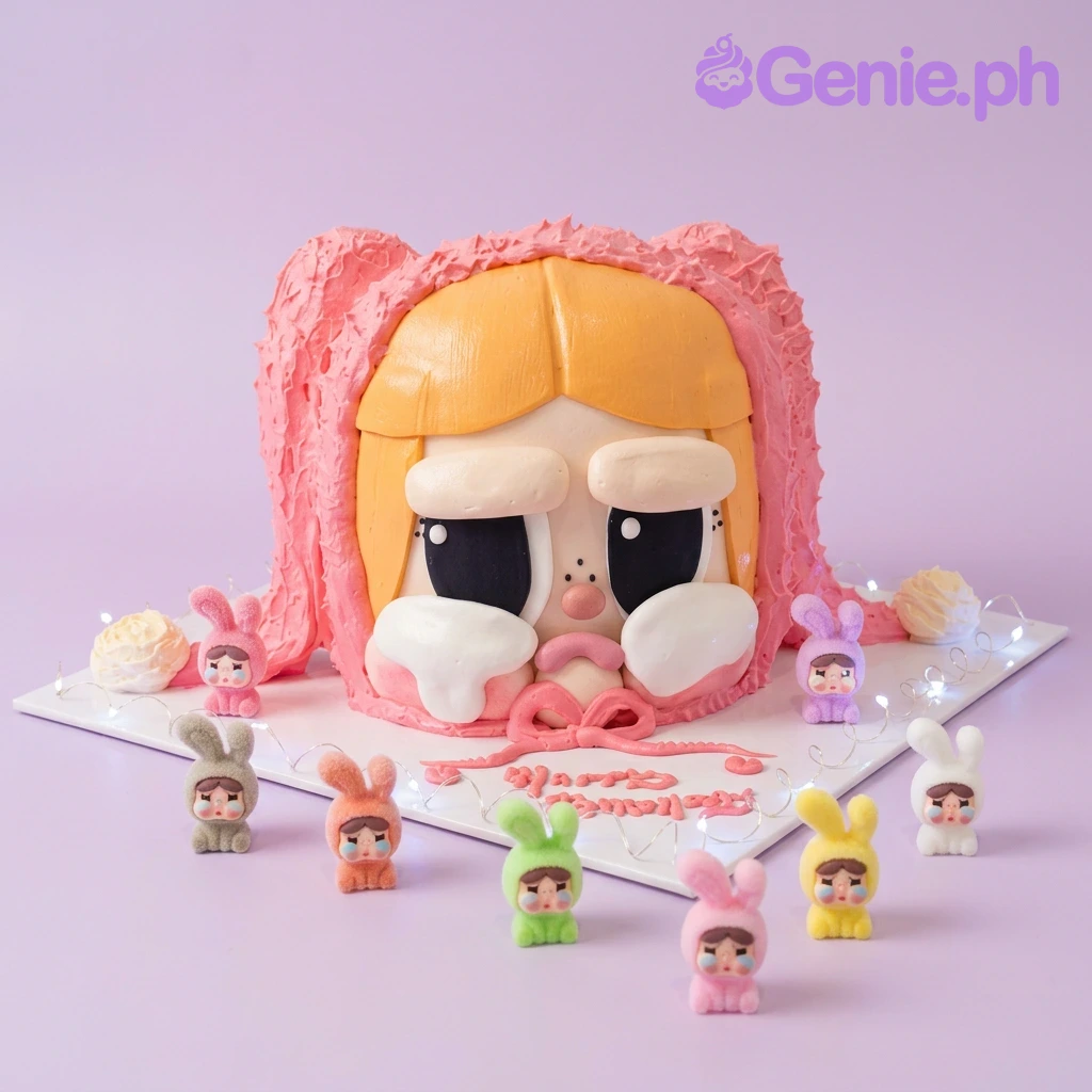 Sad Bunny Girl Shopkins Cake Design Sad Bunny Girl Shopkins Cake Design