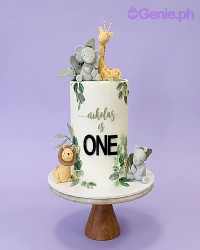 Safari Animal Anime Cake Design Safari Animal Anime Cake Design