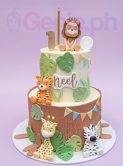 Safari Animal Cake