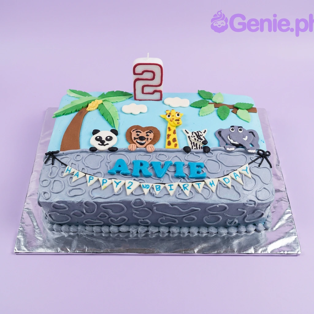 Safari Animal Cake
