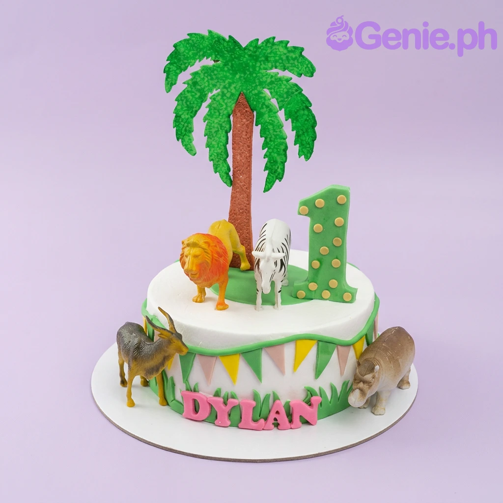 Safari Animal Anime Cake Design Safari Animal Anime Cake Design