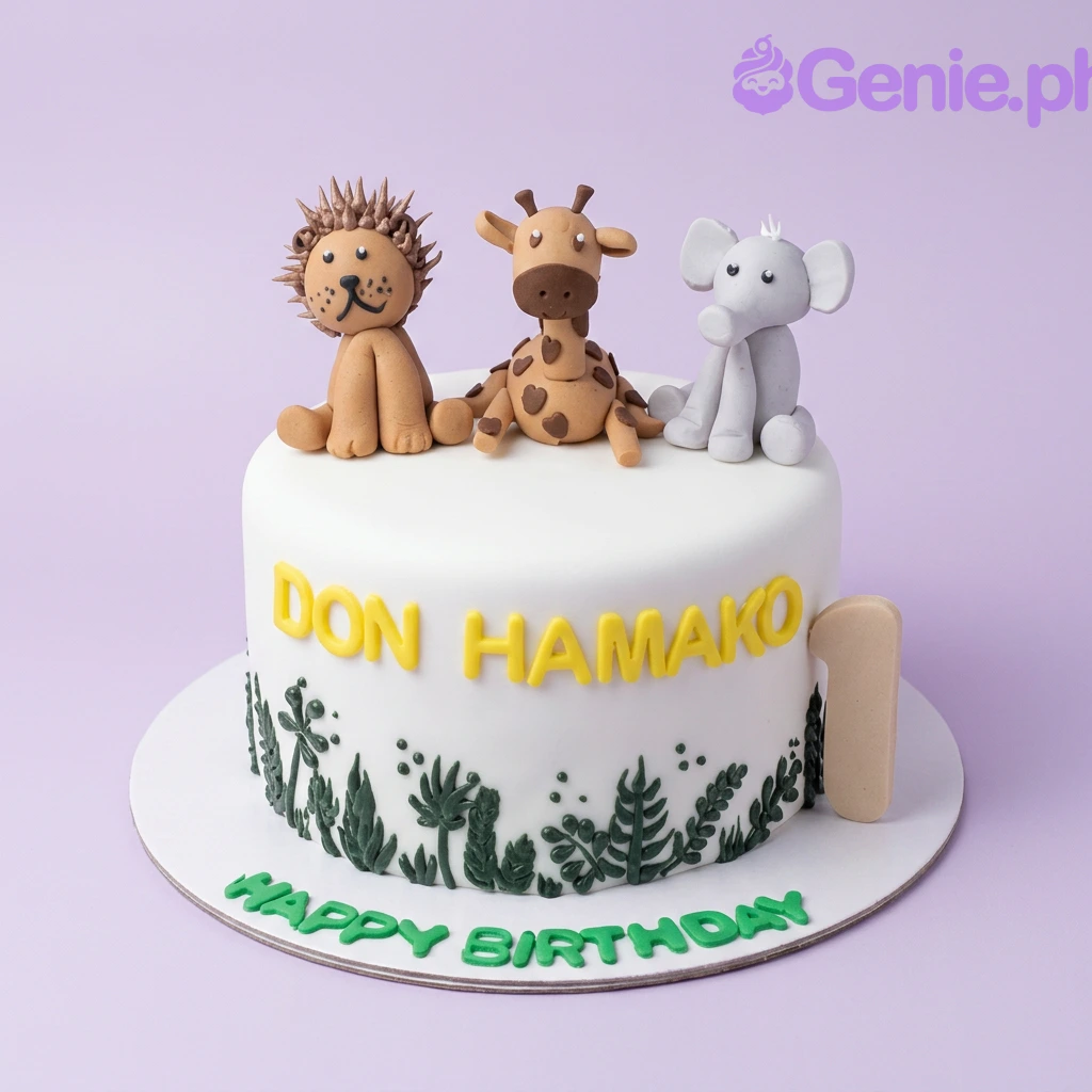 Safari Animal Cake Safari Animal Cake